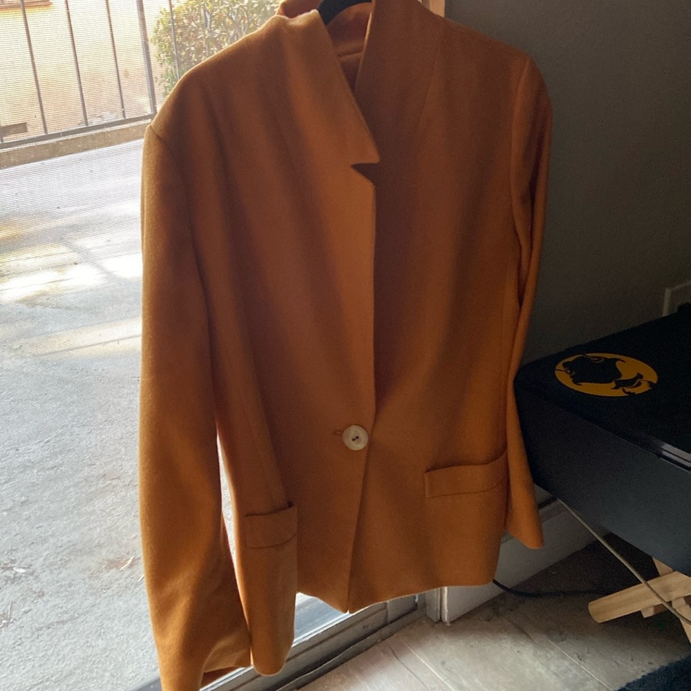 Vintage Women’s Dana Buchman orange Blazer jacket sz. 14